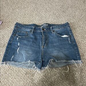 Women's Blue Denim Shorts